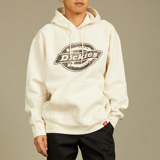 Dickies加绒连帽卫衣秋冬男女同款潮流宽松长袖百搭加厚情侣上衣DK012604 商品图2