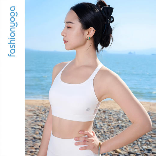 凡圣瑜伽精致花型蕾丝美背BRA FC16108 商品图5