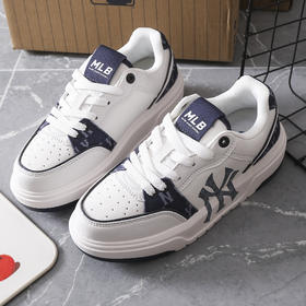 26新款MLB复古老花增高学长鞋SXM05男女同款 经典低帮鞋型适配多种场景