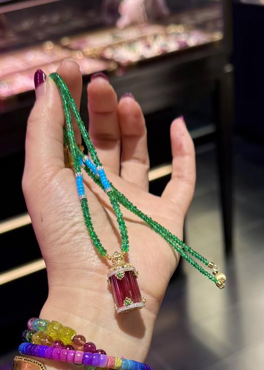 卢比莱碧玺项链 商品图7