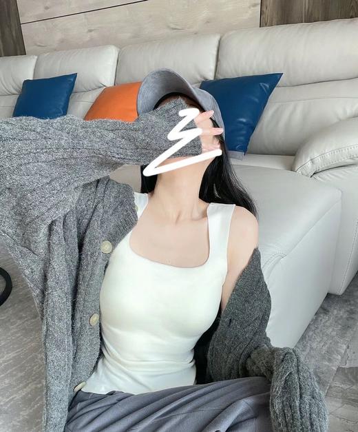 四色！Calvin Klein新款法式小方领无痕隐形肌底背心 商品图3