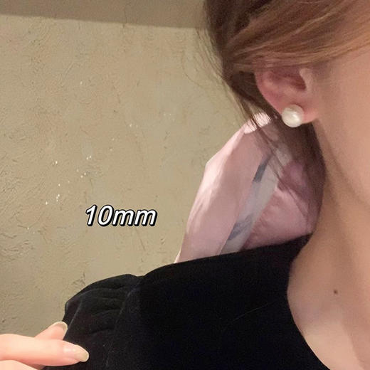 简约百搭轻奢气质耳环银针耳环（10mm）纪念日百货门店同款160713173 商品图3