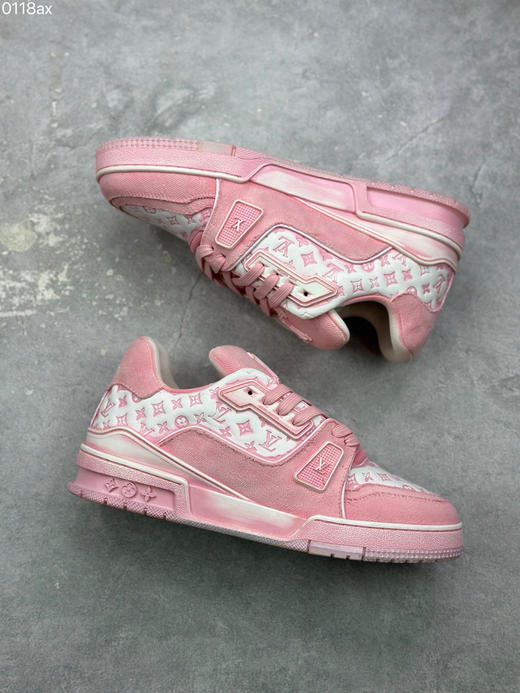 春季特惠💰880 路易威登 LV Trainer 低帮休闲板鞋 商品图4