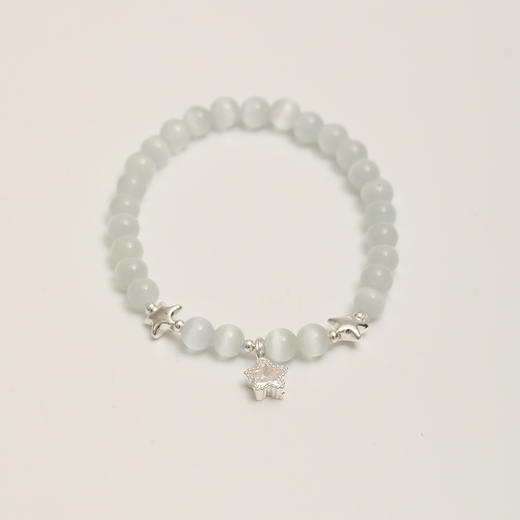 猫眼石星星串珠手链女生轻奢小众精致手链-纪念日百货门店同款161093471 商品图5