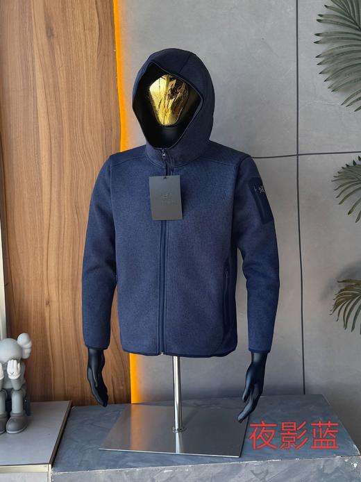 （8色连帽刺绣） ARC 2026春秋COVERT系列男女同款连帽开衫轻量抓绒外套！ 商品图6