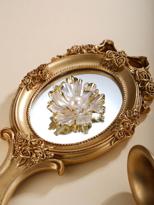 子佩集【风华永驻】珍珠惜王妃胸针【XXXZ069】牡丹镀金2602 商品图4