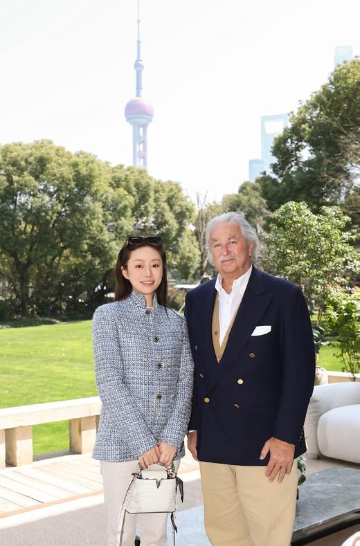 LP订制小立领中式蓝色多瑙河羊毛桑蚕丝亚麻羊绒外套 商品图0