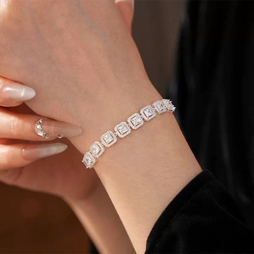 简约奢华几何方糖造型手链纪念日百货门店同款164497367 商品图2