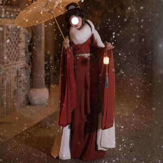 裁缝学苑AQ597魏晋齐腰大袖战国袍纸样汉服交领女装服装打板图纸 商品图2