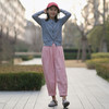 Loi日系全棉气球裤女款宽松休闲裤子 商品缩略图2