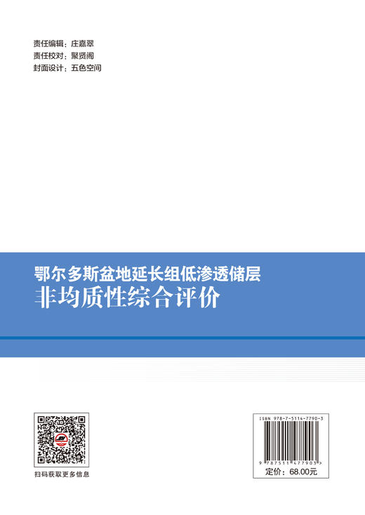【官方旗舰店】鄂尔多斯盆地延长组低渗透储层非均质性综合评价 商品图1
