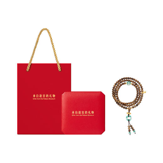 【故宫饰品】福禄平安沉香足金黄金手串女款文创母亲节生日礼物妈妈 商品图7