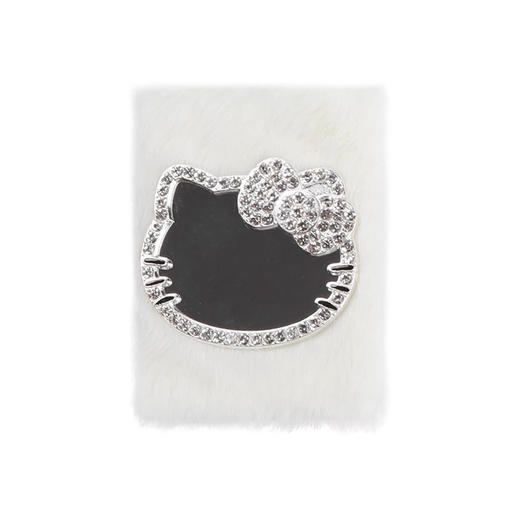 可爱卡通猫咪毛绒化妆镜 商品图3