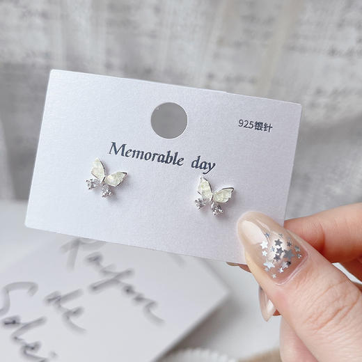 气质小巧养耳洞银针耳环-纪念日百货门店同款162553126 商品图2