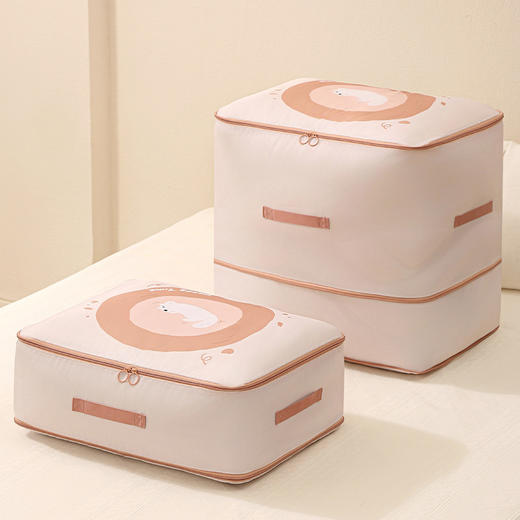 【可机洗不变形❗不掉色】萌趣被子收纳袋羽绒服压缩袋旅行装衣服棉被整理袋大容量搬家袋。xa 商品图0