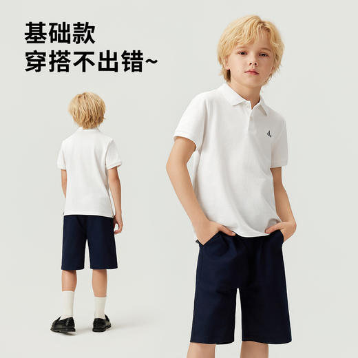 【120-165】【纳维凯尔】Navigare意大利小帆船男女童短袖polo衫 商品图3