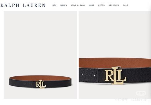 拉夫劳伦/RL 新款男士荔枝纹牛皮腰带 新款 荔枝纹皮 男士腰带 商品图6