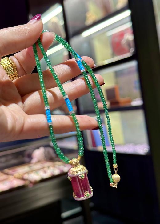 卢比莱碧玺项链 商品图6