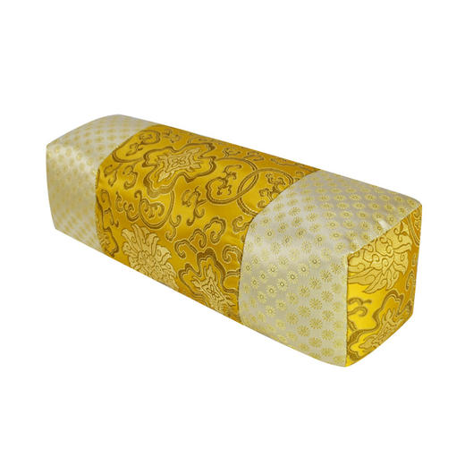 黄色 寿枕方型枕死人枕头寿衣男女全套配件软枕垫脚 商品图1