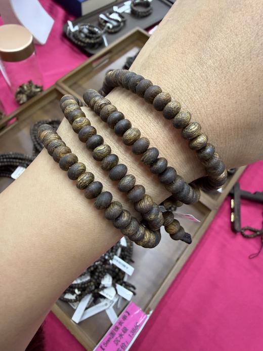 ² 【沉香溯源-99沉算盘珠】6mm 单圈/长串 奇楠沉香手串 多样性发其一 ( 24小时鉴赏期 ) HM02-CRMM-DBCX 商品图2
