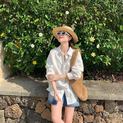 【爆单3-7天发】Beau Muse慵懒风全棉衬衫 | 多种温柔色系可选、休闲随性、透气舒适 商品图1