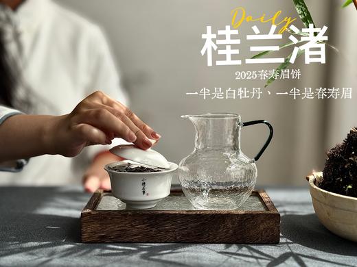 [好茶来了]《桂兰渚》2025春寿眉饼，一半是白牡丹一半是春寿眉的，茶饼，花香更艳，香气更足 商品图6