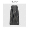 100%桑蚕丝香云纱法式气质A字显瘦松紧腰半身裙 JM9176 商品缩略图0