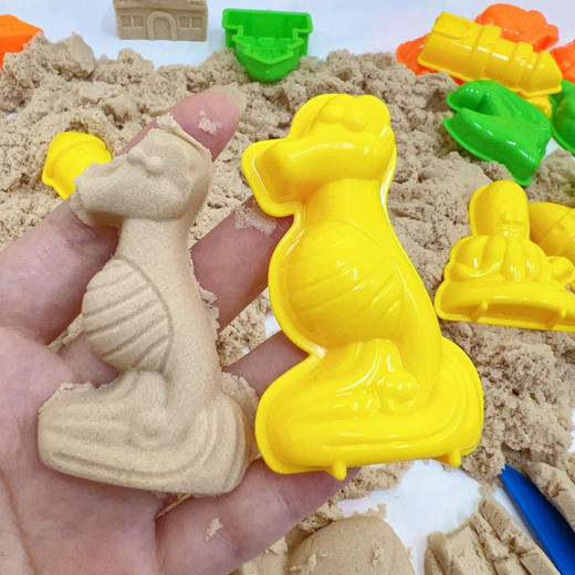 速度集中‼️超🔥【星空沙套装25件套】来啦！DIY超治愈，可以做出专属于你的城堡🏰 充分发挥宝宝的想象力～无硼原色沙，安全不脏手无异味的儿童太空沙 商品图5