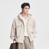 写素 宽松休闲连帽夹克外套 商品缩略图0