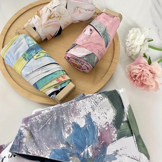 六折油画扁伞 | 29.9元秒杀！把美术馆揣进口袋 六折压缩至15cm，薄至4cm！抗风骨架 防水面料 晴雨双模式 商品图5