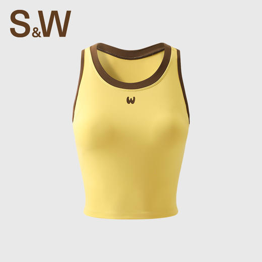【SW速惟】 多巴胺撞色固定杯运动内衣背心8388 商品图0