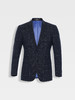 callisto藏青全羊毛窗型格纹西服 商品缩略图0