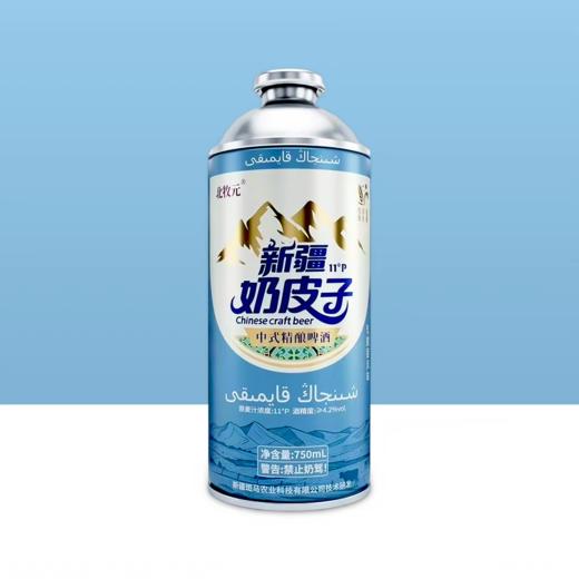 【新品】新疆北牧元奶皮子精酿啤酒750ml 商品图0