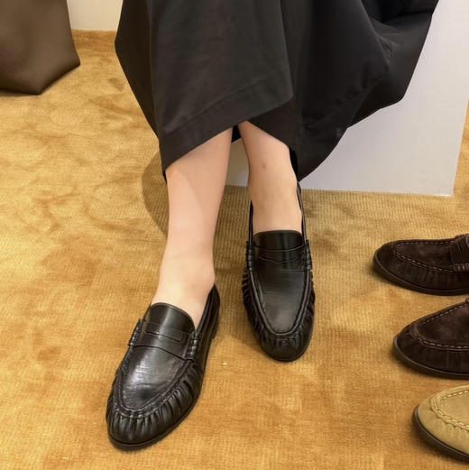 重磅渠道  row乐福鞋  极简乐福鞋  万年经典款 牛皮  舒适度天花板 商品图0