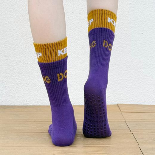 壁虎瑜伽【2603WZ513】拼色防滑瑜伽袜【5天发货】 商品图3