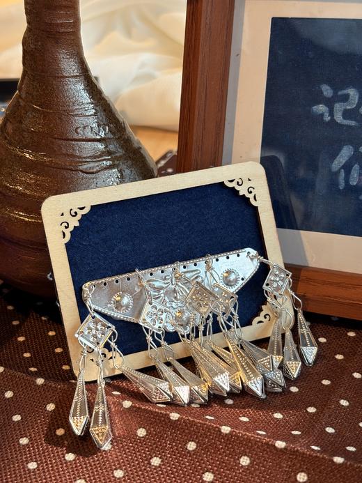 非遗草木染苗银木质冰箱贴原创手工扎染创意冰箱贴装饰 商品图4