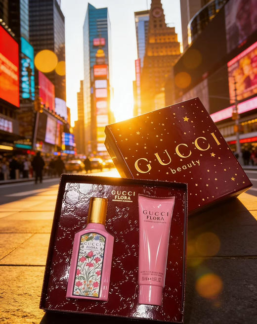 Gucci古驰绮梦栀子花两件套(香水50ml+身体乳50m)清新花香 商品图1
