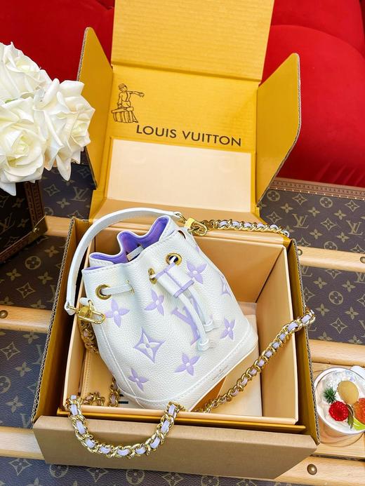 驴家 Nano Noé 迷你水桶包 白拼紫 （JPH） 商品图1