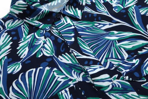 【UL系列】舒雅女短袖连衣裙天丝粘纤梭织 70%粘纤30%天丝 81/27104D 商品图5