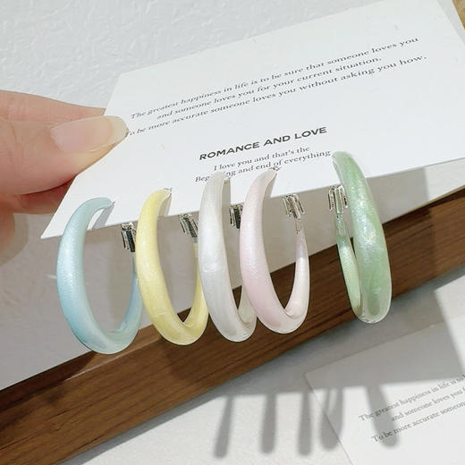 轻奢高级感大圈圈 耳圈漂亮耳饰（32mm）-纪念日百货门店同款169698803 商品图3