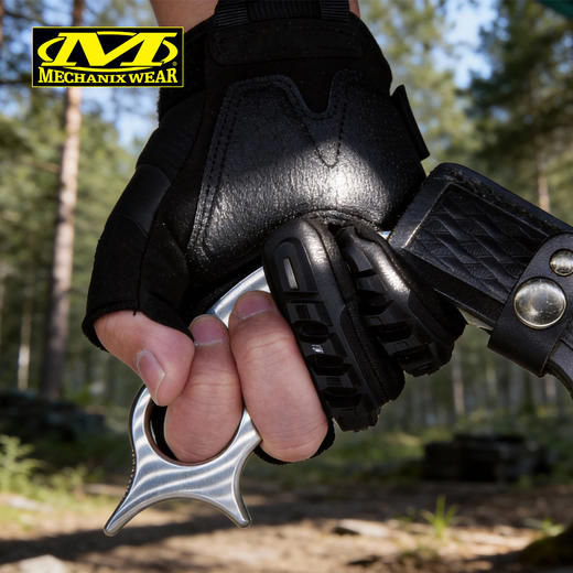 【露三指 可精细化操作 抗冲击 耐用性强】美国Mechanix超级技师战术骑行户外机械师铠甲防摔手套mpf ds（js） 商品图4
