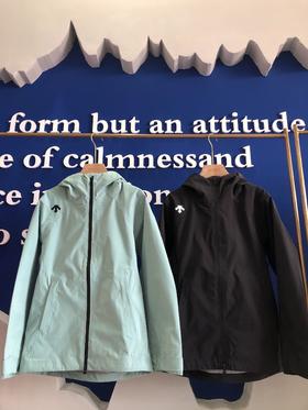 点此购买 迪桑特春秋季男女款户外硬壳全压胶连帽冲锋衣 kk 341967