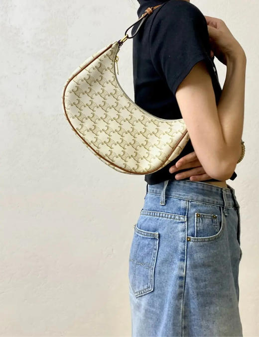 celine 白色 老花 豌豆包 商品图1
