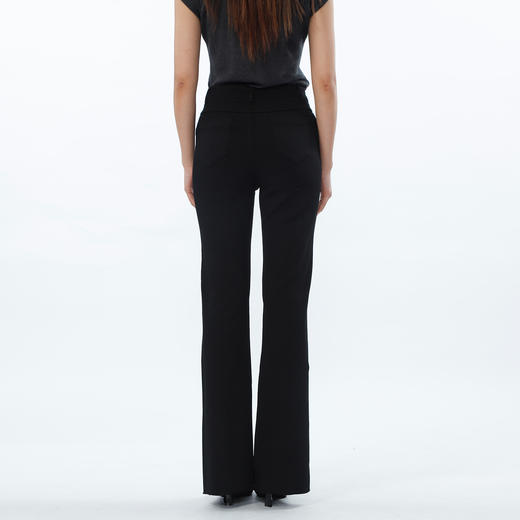 高腰设计基本款弹力微喇裤-纪念日百货门店同款168794406 商品图0