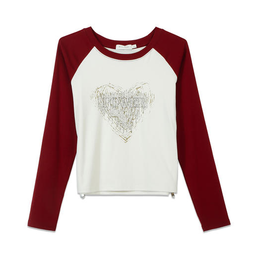 复古插肩基本款收腰T恤-纪念日百货门店同款169645921 商品图4