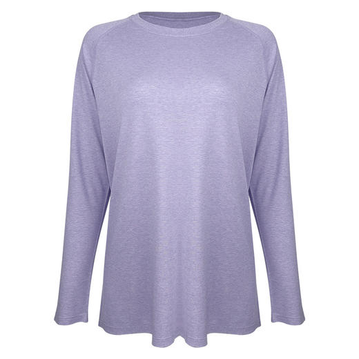 唤醒身心~天丝莱赛尔羊毛运动长袖瑜伽上衣透气吸湿健身服 商品图4