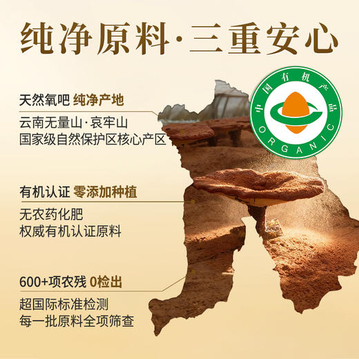 5周年特惠：云景天芝灵芝孢子油软胶囊·超临界萃取·高三萜超40%·浙江大学自研菌种80粒/瓶 商品图2