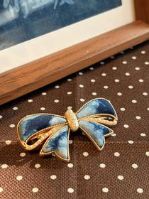 非遗扎染发夹手工草木染布艺一字夹碎发夹子头饰