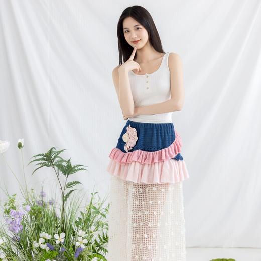 苏苏姐家不规则半裙手工diy编织钩针南非幼马海毛线团裙子材料包预 商品图2