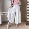 【超温柔❗️今年很🔥的半身纱裙裤】宽松有型，遮肉显瘦，无束缚感！冰丝阔腿女夏季薄款小个子高腰大摆半身裙A字长裙子休闲连衣裙夏季 商品缩略图0